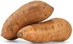 two yellow-brown Sweet Potatoes